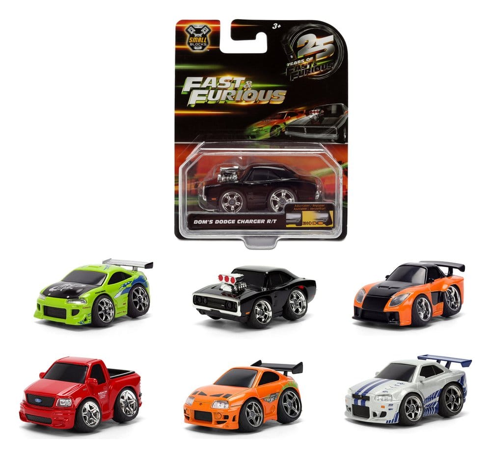 Fast & Furious Véhicule de construction 1:43 Small Blocks 6 cm