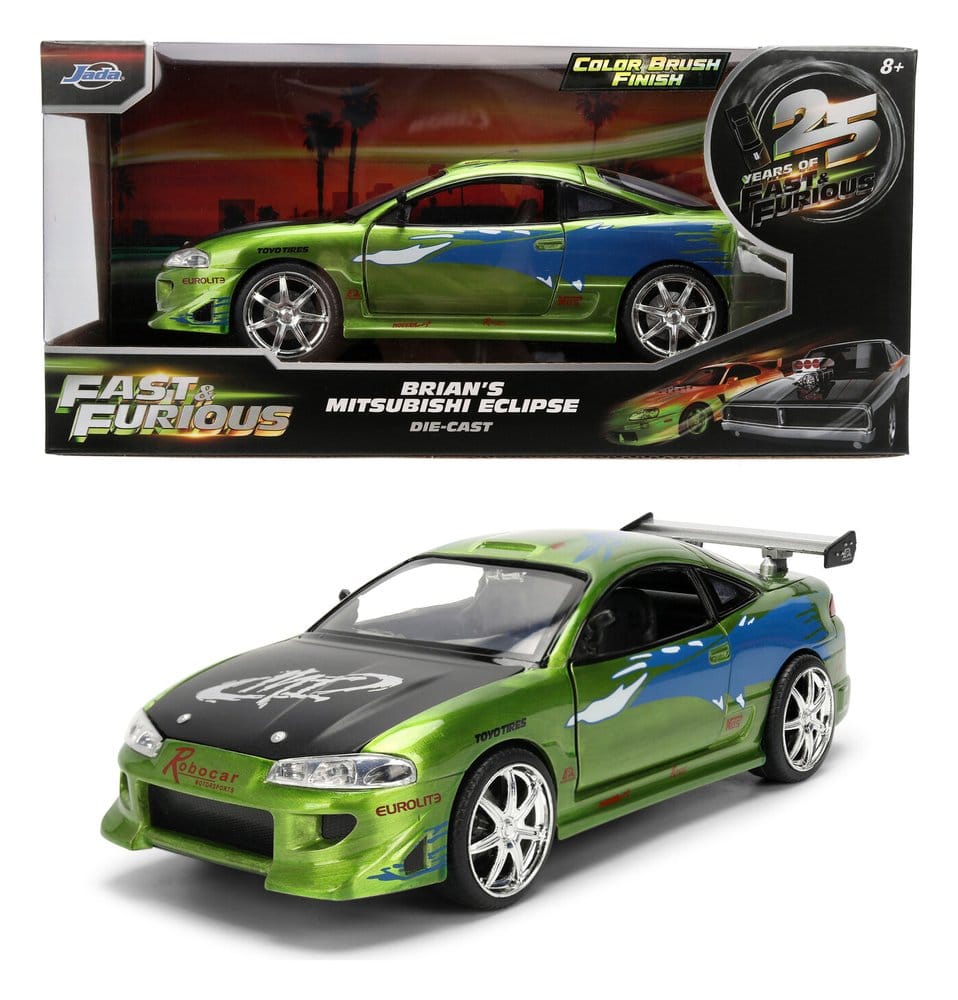 Fast & Furious Diecast Véhicule 1:24 Anniversary Mitsubishi 19 cm