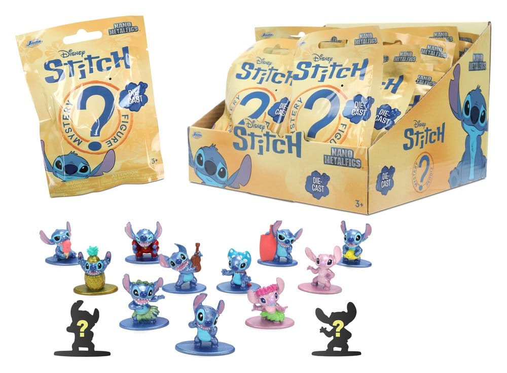 Lilo & Stitch Blind Box présentoir figurines mini Nanofigs Stitch (24)