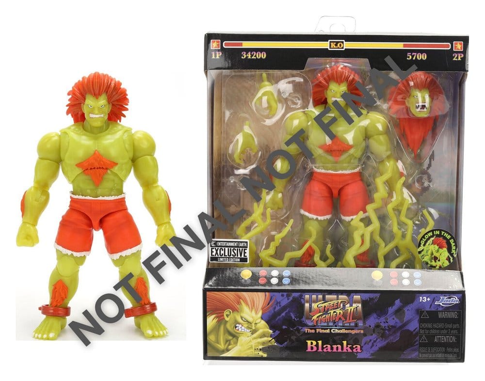 Street Fighter figurine II Blanka GID 19 cm