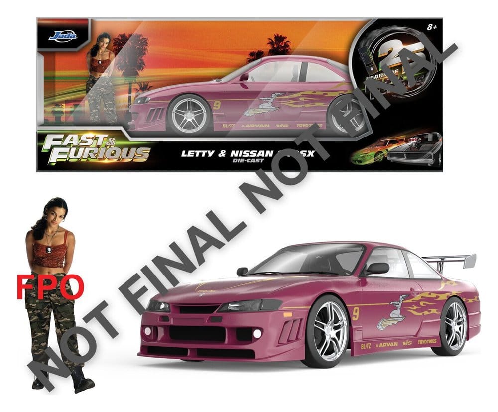 Fast & Furious Véhicule 1/24 1997 Nissan 240SX 9 cm