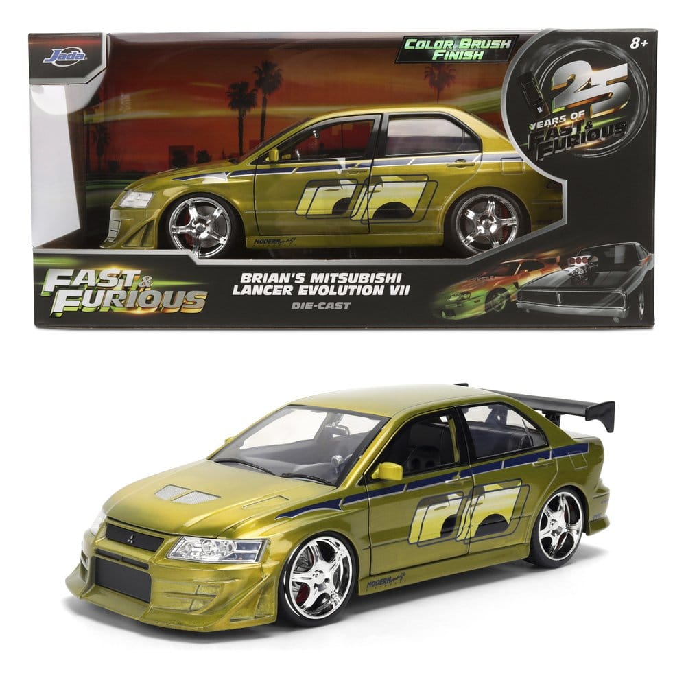 Fast & Furious Véhicule 1/24 Anniversary Mitsubishi 9 cm