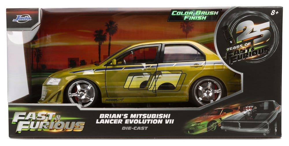 Fast & Furious Véhicule 1/24 Anniversary Mitsubishi 9 cm