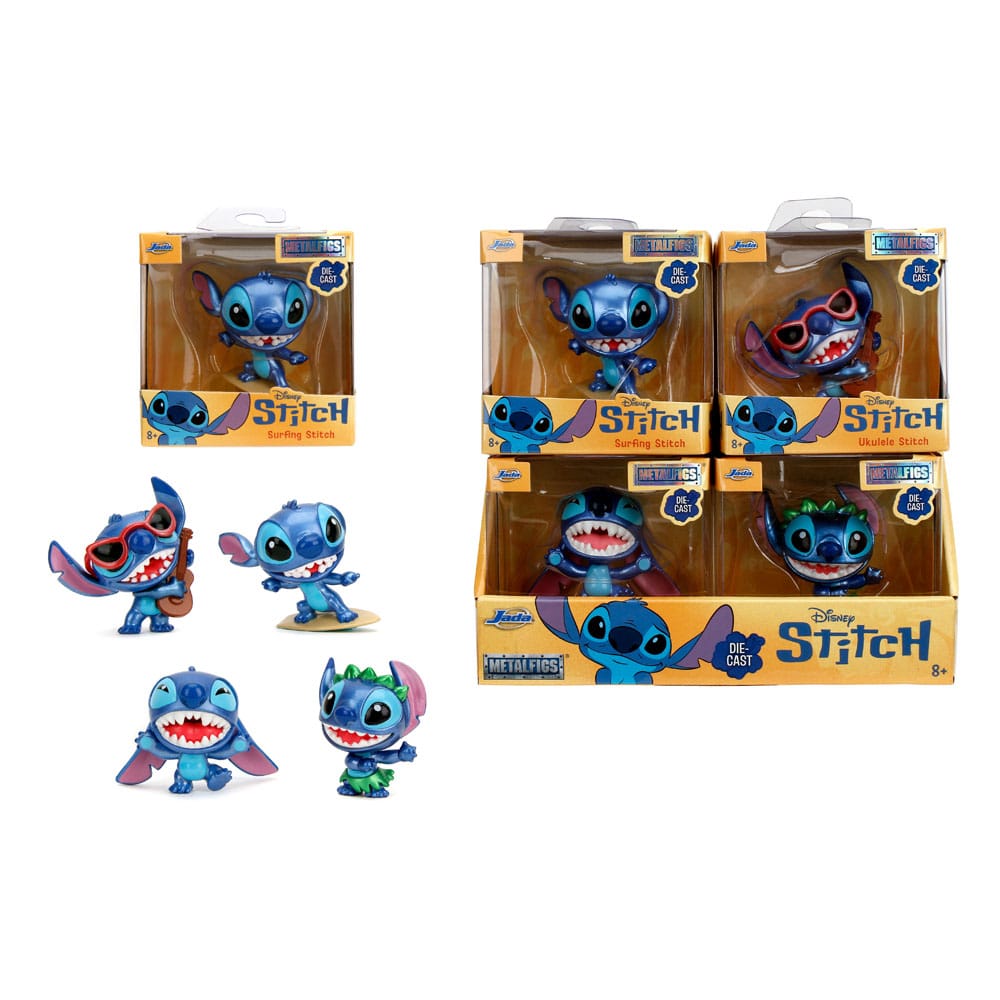 Lilo & Stitch assortiment figurines Diecast Nano Metalfigs Wave 2 7 cm (12)
