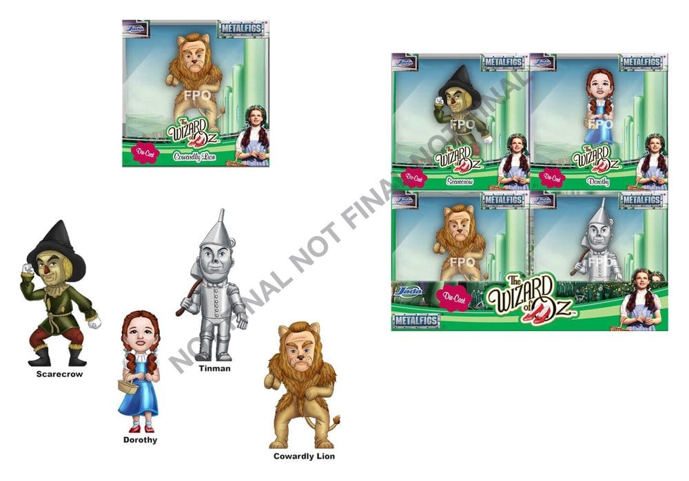 Le Magicien d'Oz présentoir figurines mini Wave 1 7 cm (12)