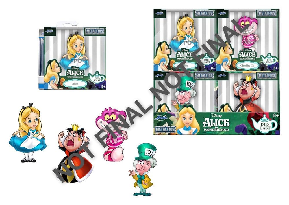 Alice au pays des merveilles présentoir figurines mini 6 cm Wave 1 (12)