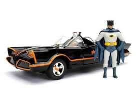Batman 1/24 1966 Classic TV Series Batmobile métal avec figurine