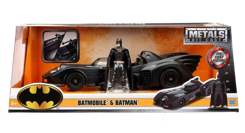 Batman 1/24 1989 Batmobile métal avec figurine