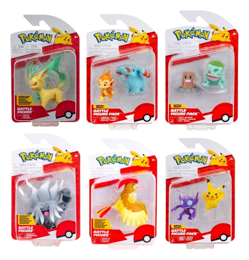 Pokémon Battle Figure assortiment (6) figurines ver. 22