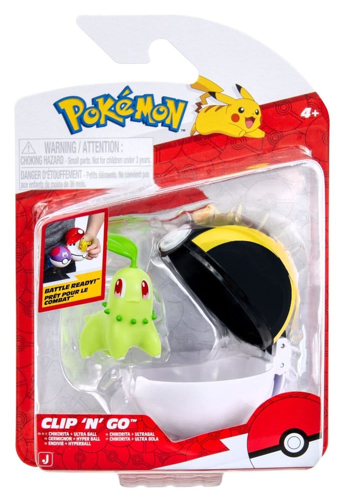 Pokémon Clip 'n' Go minifigurines Poké Balls ver. 22 Assortiment (6)