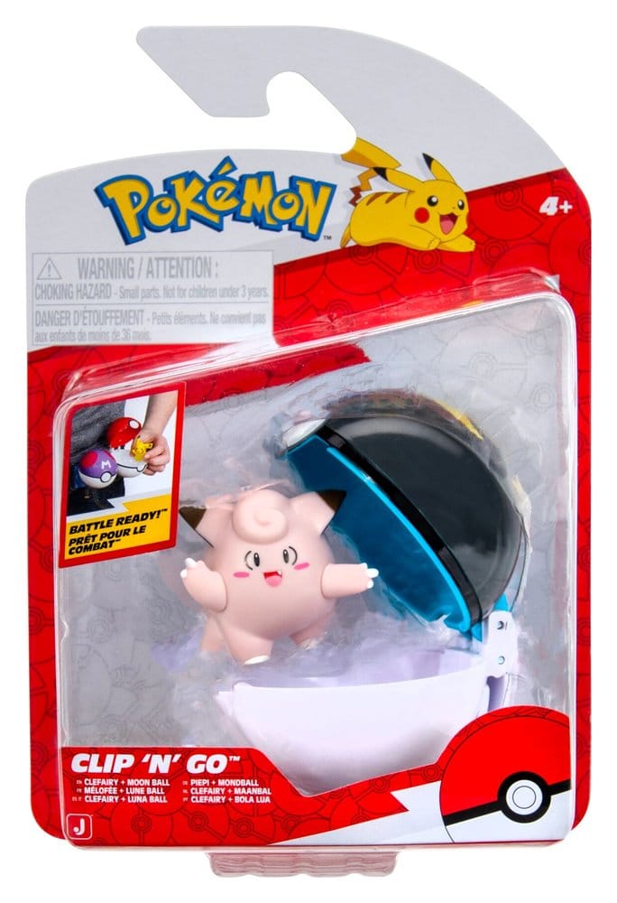 Pokémon Clip 'n' Go minifigurines Poké Balls ver. 22 Assortiment (6)