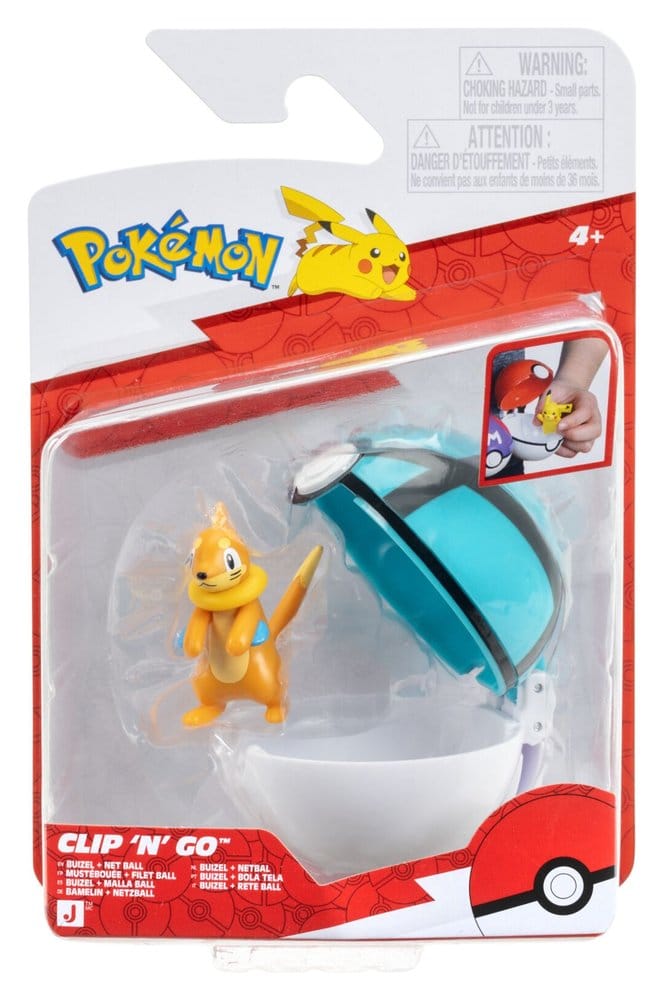 Pokémon Clip 'n' Go assortiment (6) minifigurines Poké Balls ver. 23