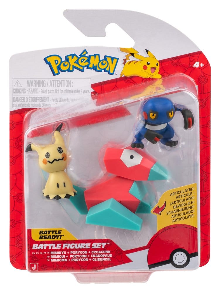 Pokémon Battle Figure assortiment (4) figurines 3-Pack ver. 25