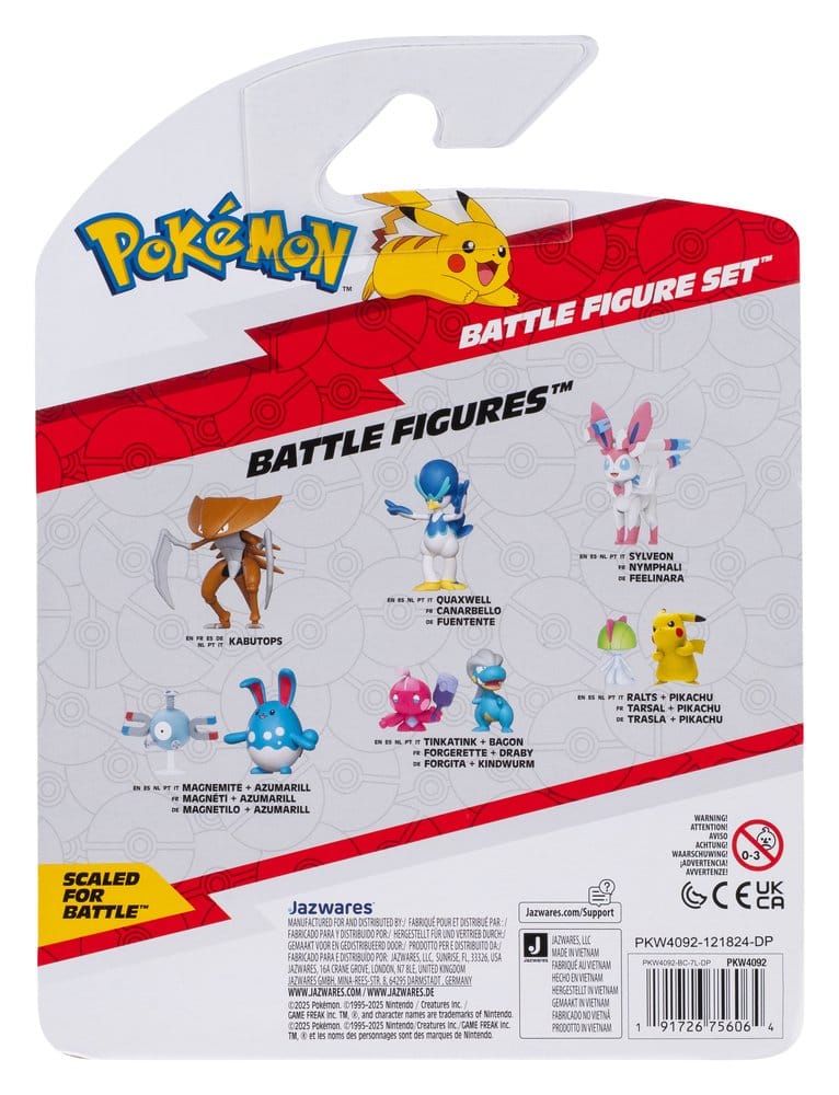 Pokémon Battle Figure assortiment (4) figurines 3-Pack ver. 25
