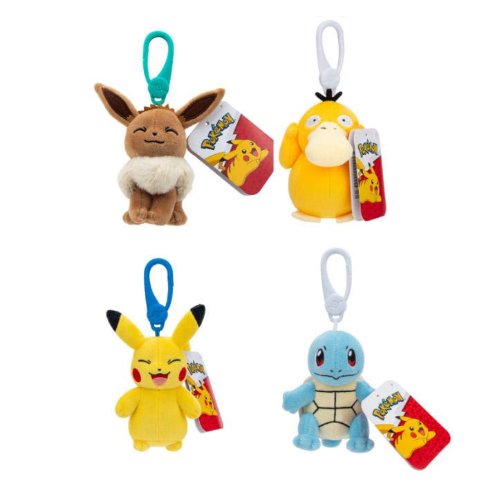 Pokémon peluche Pendentifs Version 13 10 cm assortiment (6)