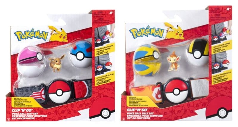 Pokémon Clip 'n' Go assortiment (4) Ceinture Set ver. 19