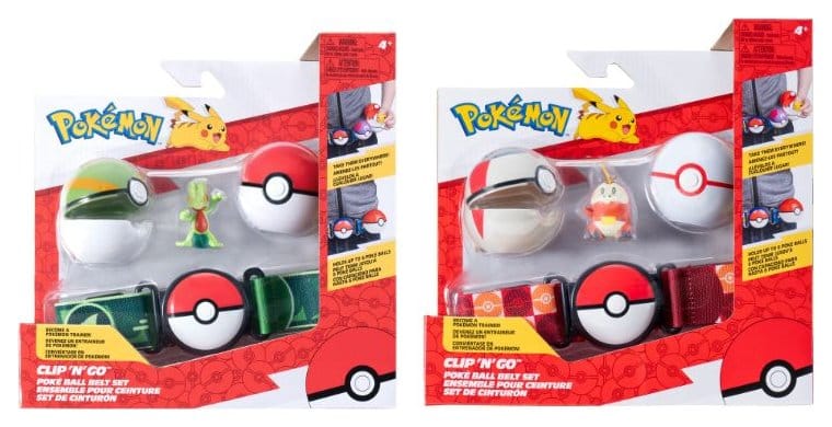 Pokémon Clip 'n' Go assortiment (4) Ceinture Set ver. 20