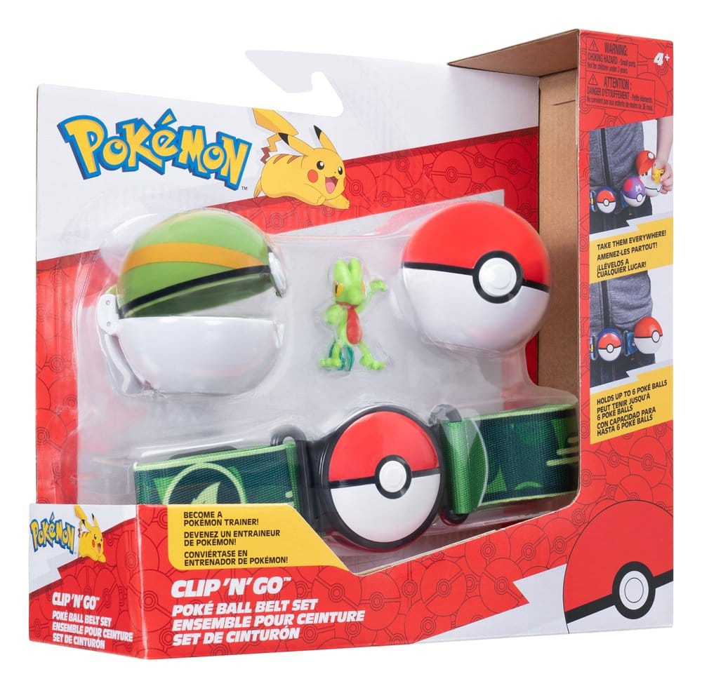 Pokémon Clip 'n' Go assortiment (4) Ceinture Set ver. 20