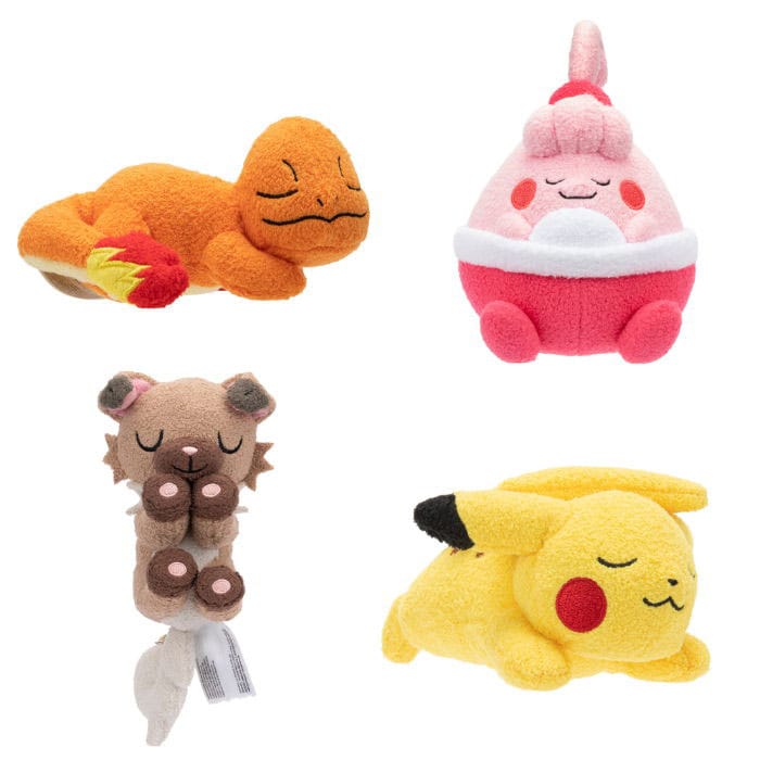 Pokémon Peluche pour dormir Version 5 12 cm assortiment (9)