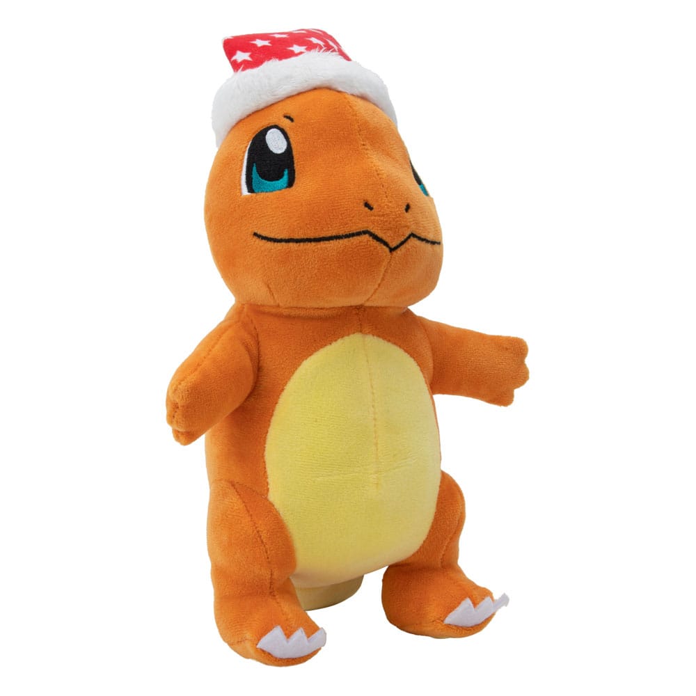 Pokémon peluche Salamèche Bonnet de Noël 20 cm
