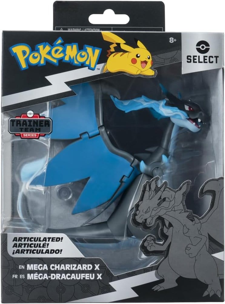 Pokémon Select Super-Articulated figurine Mega Charizard X 15 cm