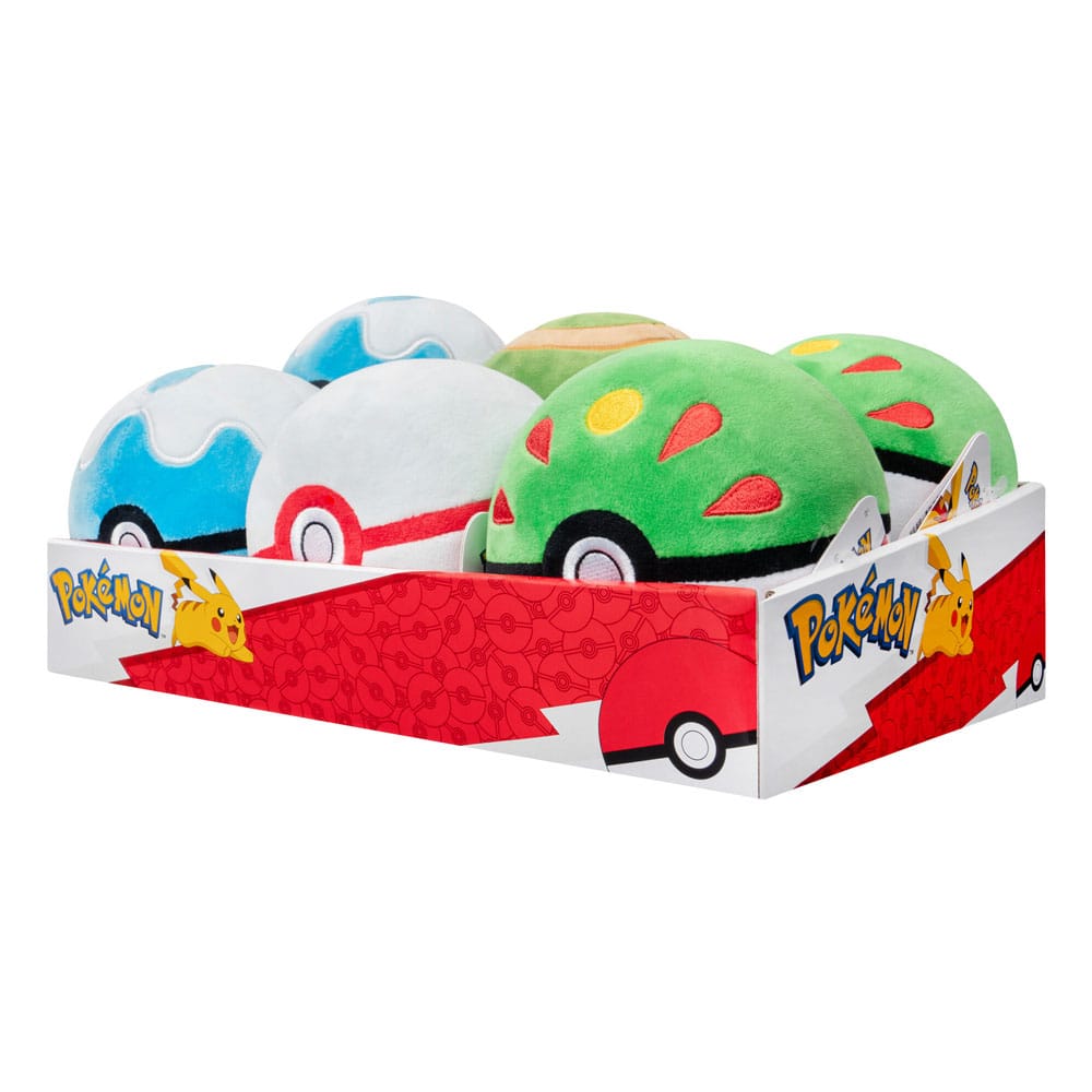 Pokémon assortiment peluches Poké Balls 10 cm (6)