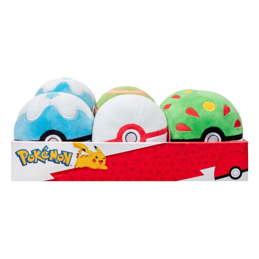 Pokémon assortiment peluches Poké Balls 10 cm (6)