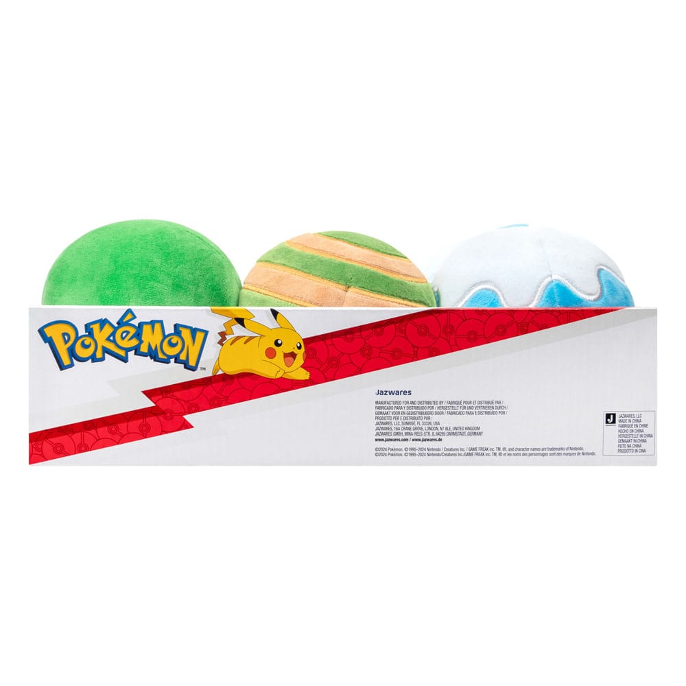 Pokémon assortiment peluches Poké Balls 10 cm (6)
