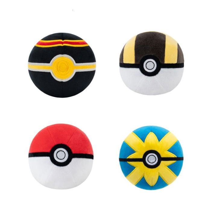 Pokémon peluche Pokeball Version 3 10 cm assortiment  (6)