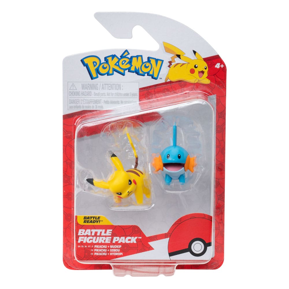 Pokémon pack 2 figurines First Partner Battle Figure Set Gobou & Pikachu #4