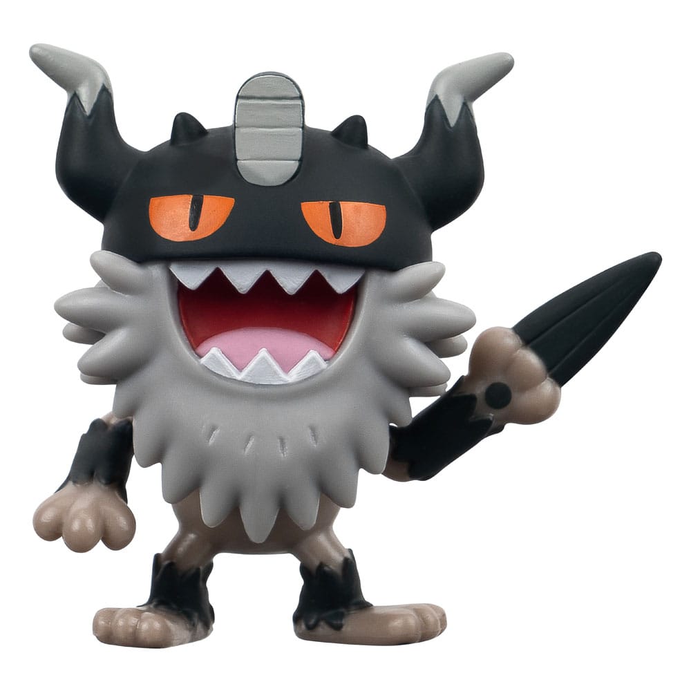 Pokémon pack 3 figurines Battle Figure Set Pikachu #8, Perrserker, Hawlucha 5 cm