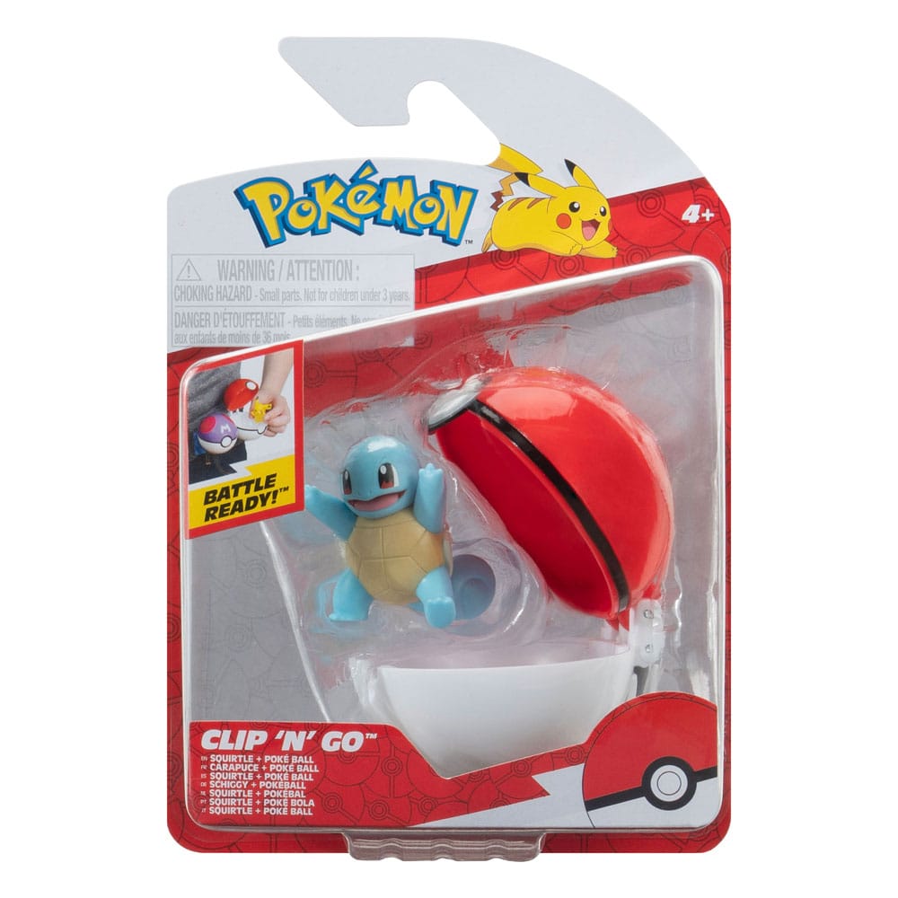 Pokémon - Clip 'N' Go Carapuce + Poké Ball