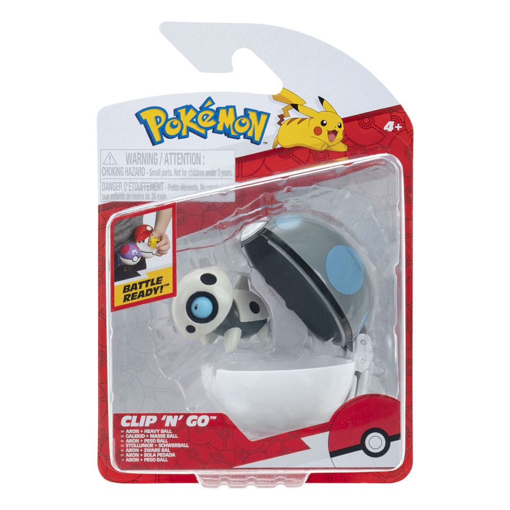 Pokémon Clip'n'Go Poké Balls Galekid & Masse Ball