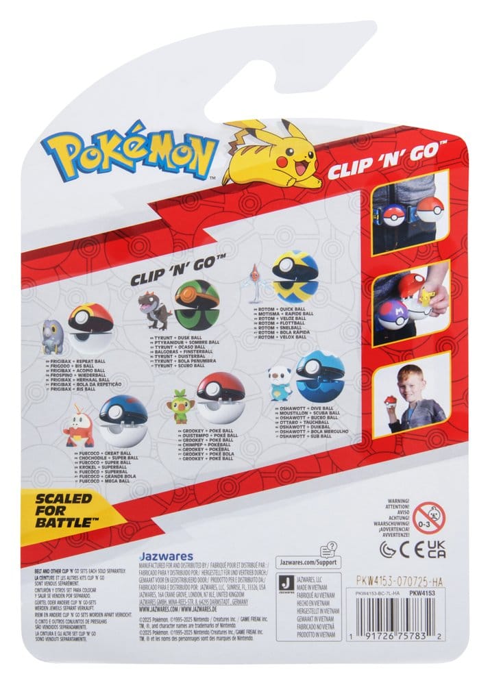 Pokémon Clip 'n' Go figurine d'action Wave 21 Frigodo & Bis Ball
