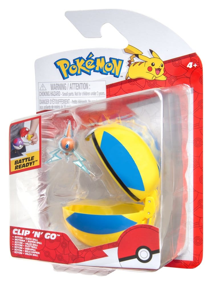 Pokémon Clip 'n' Go figurine d'action Wave 21 Motisma & Rapide Ball