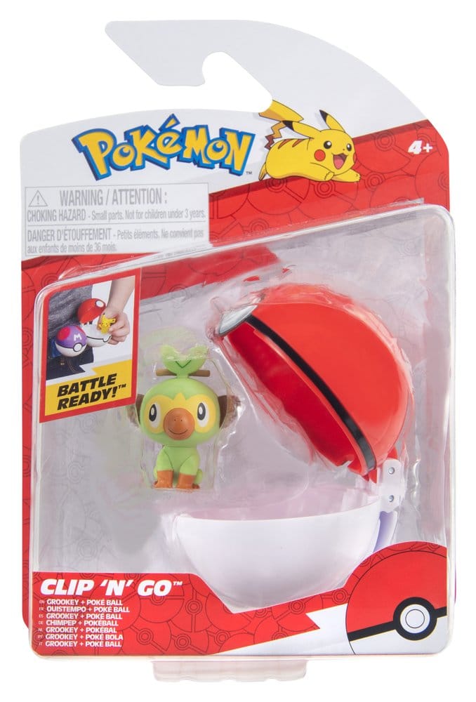 Pokémon Clip 'n' Go figurine d'action Wave 21 Ouistempo & Poké Ball