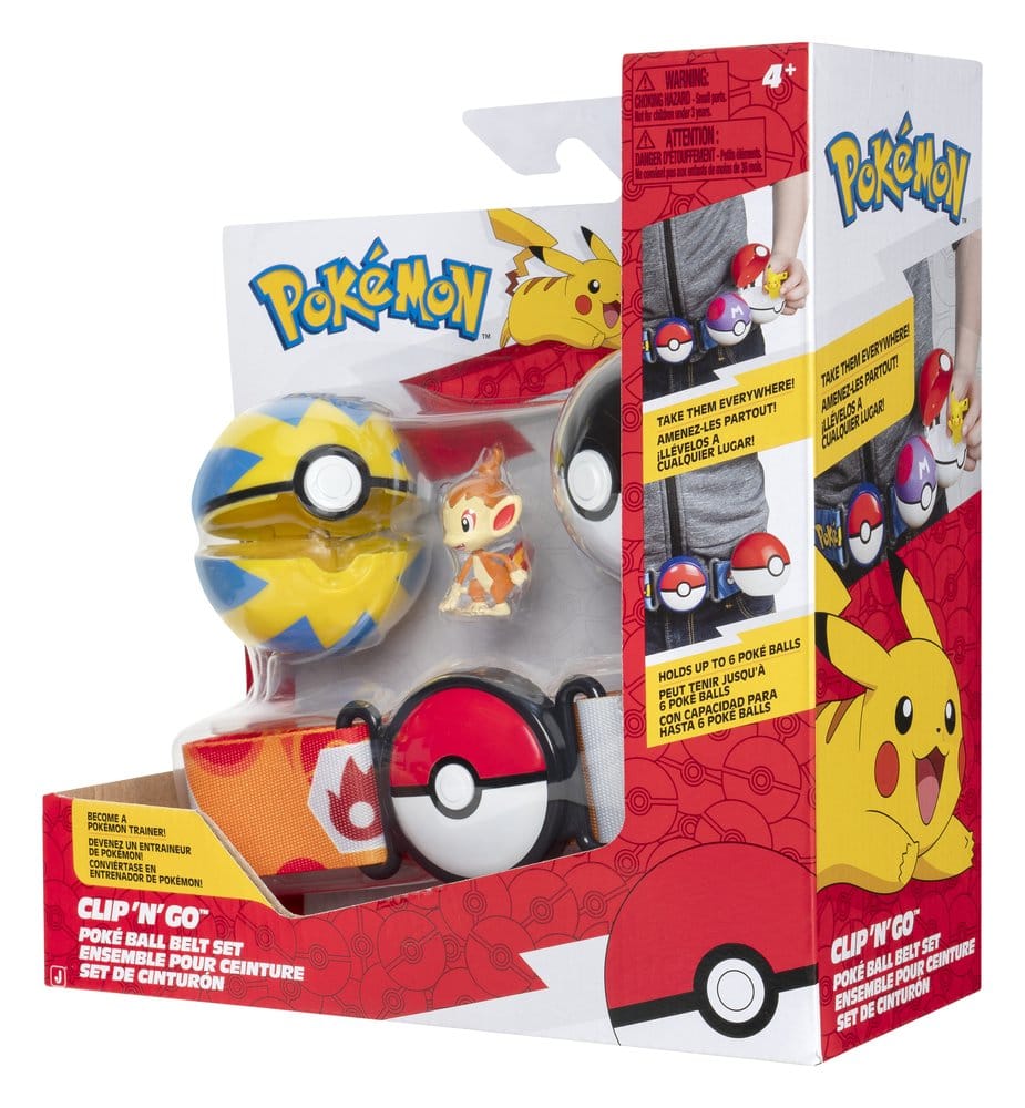 Pokémon Clip 'n' Go set Ceinture figurine d'action Ouisticram