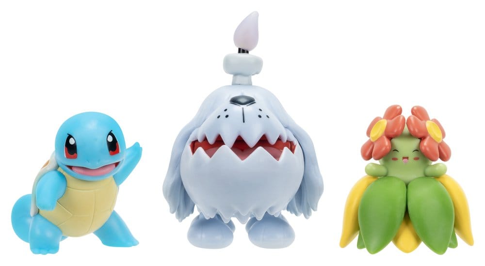 Pokémon Battle Figure figurines 3-Pack Carapuce, Toutombe & Joliflor