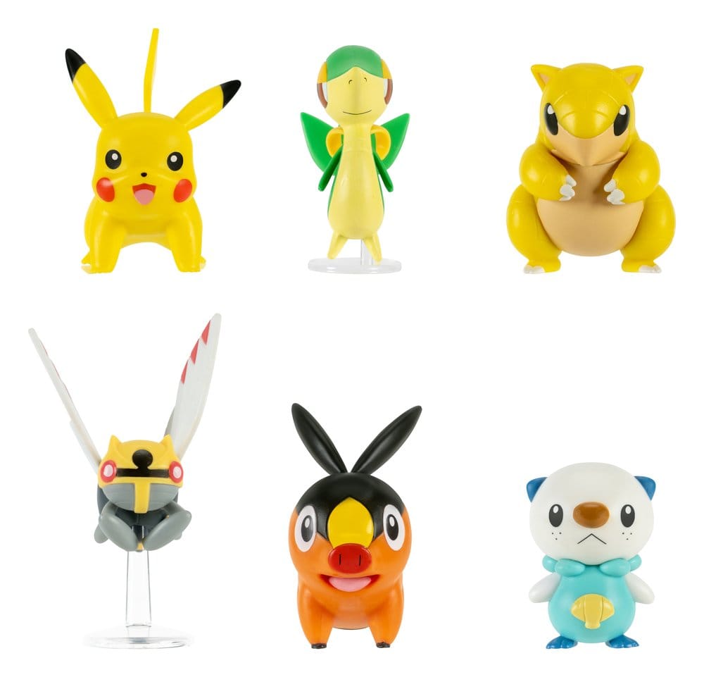 Pokémon Battle Figure figurines 6-Pack