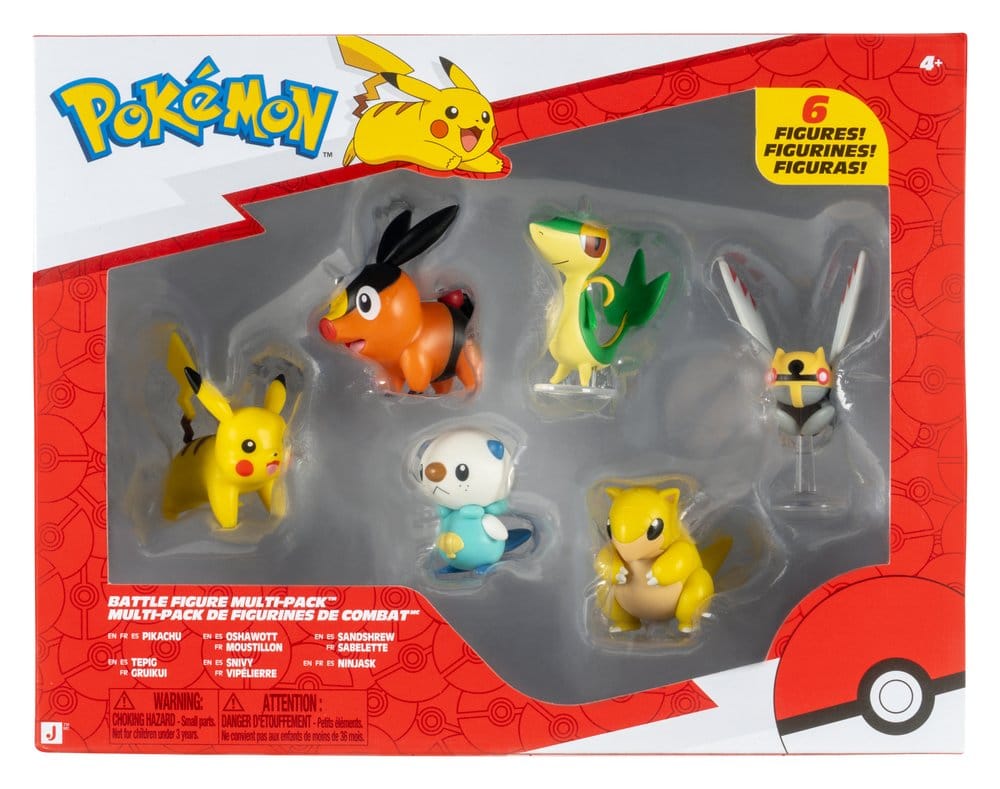 Pokémon Battle Figure figurines 6-Pack