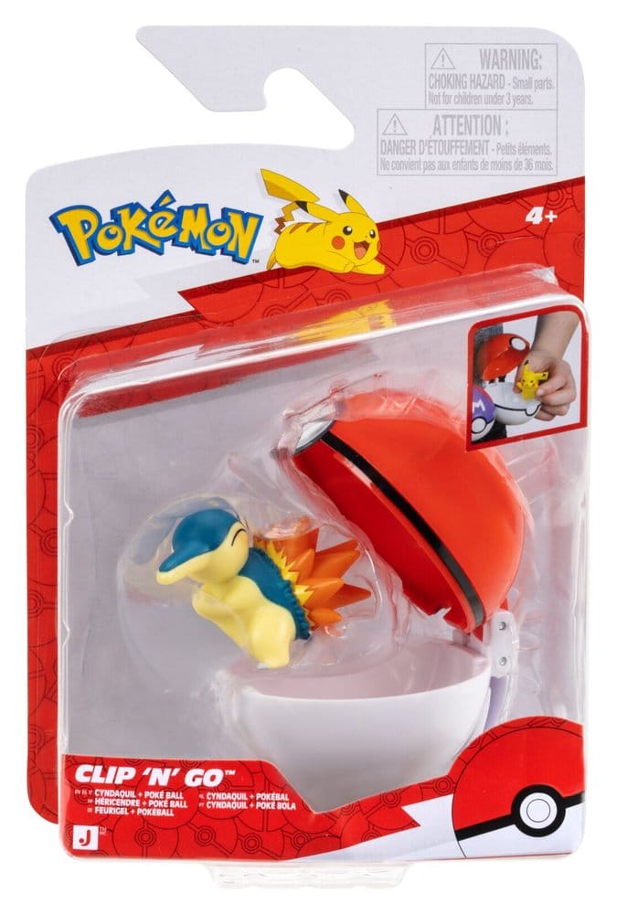 Pokémon Clip 'n' Go figurine d'action Héricendre & Poké Ball