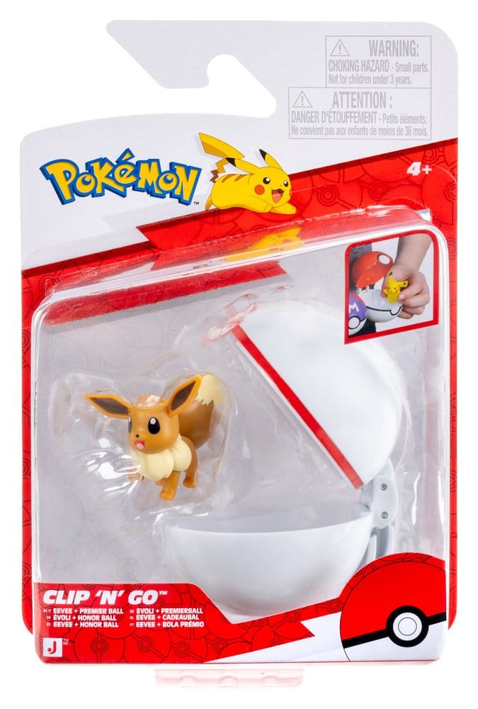 Pokémon Clip 'N' Go Évoli & Premier Ball
