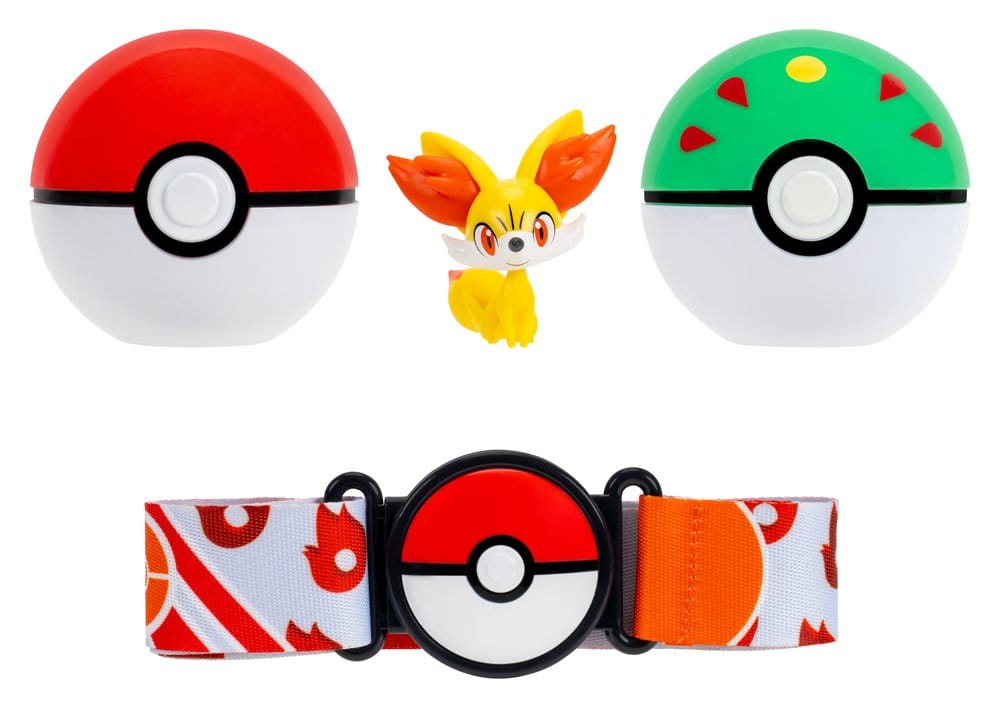 Pokémon Clip 'n' Go Ceinture Set figurine d'action Feunnec