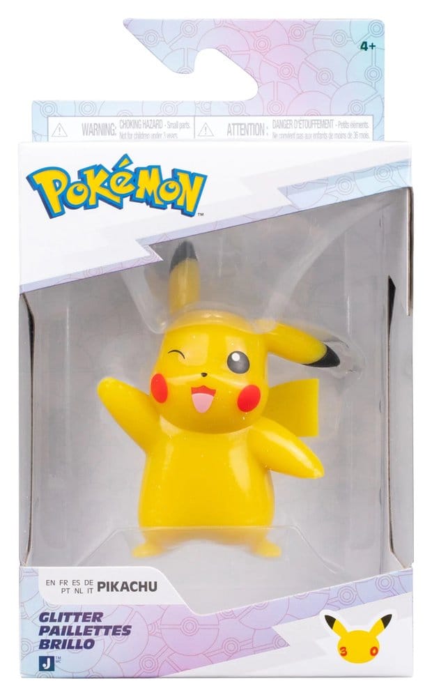 Pokémon Battle Figure figurine Pikachu (30th Anniversary Glitter) 8 cm