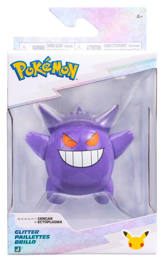 Pokémon Battle Figure figurine Ectoplasma (30th Anniversary Glitter) 8 cm
