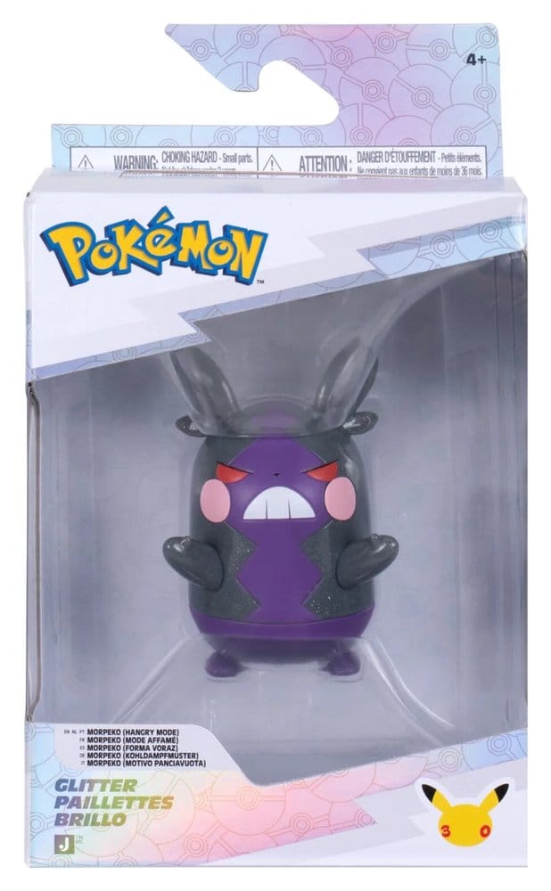Pokémon Battle Figure figurine Morpeko (30th Anniversary Glitter) 8 cm