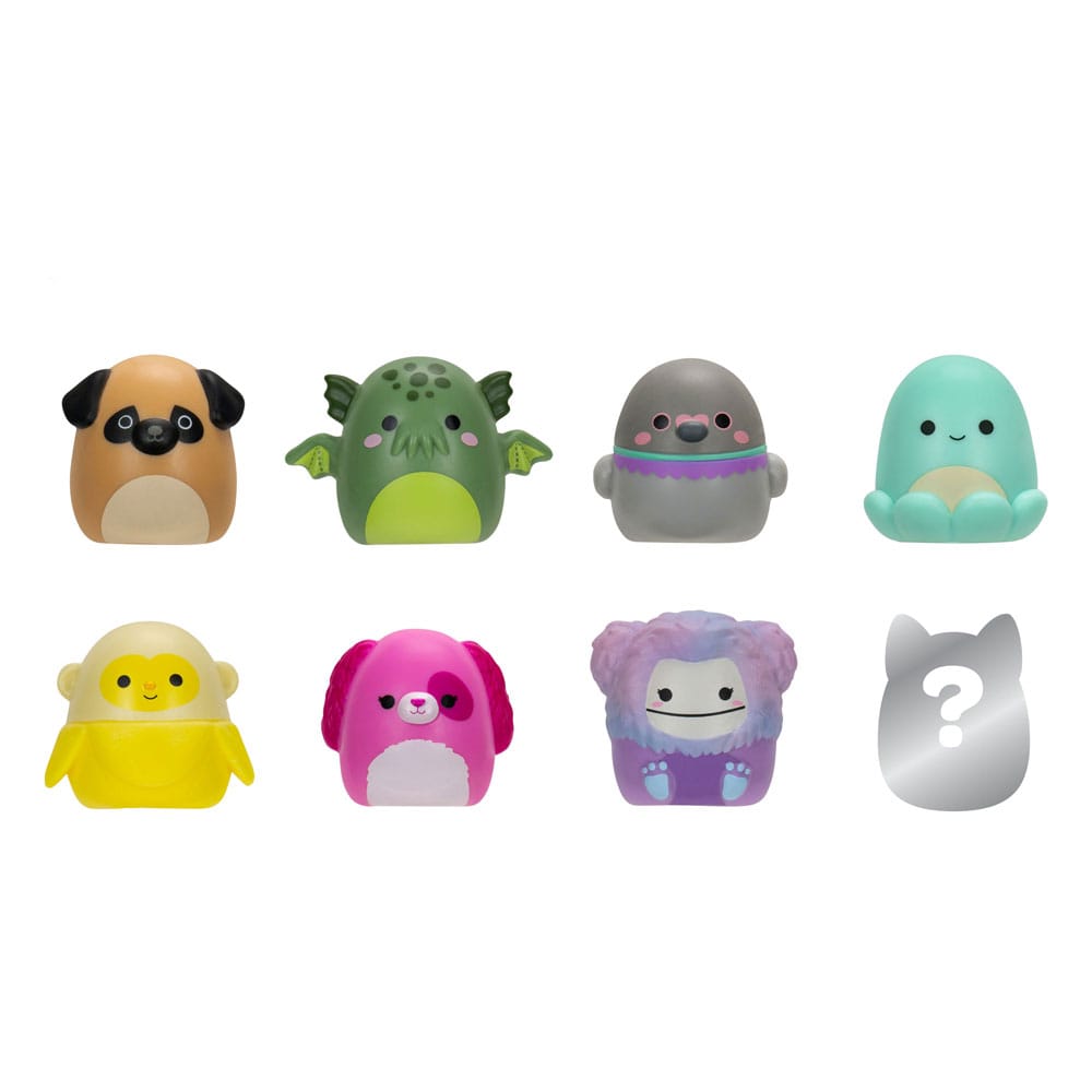 Squishmallows Squish-a-longs Set de 8 Minifigurines Series 2 Style 1 2,5 cm