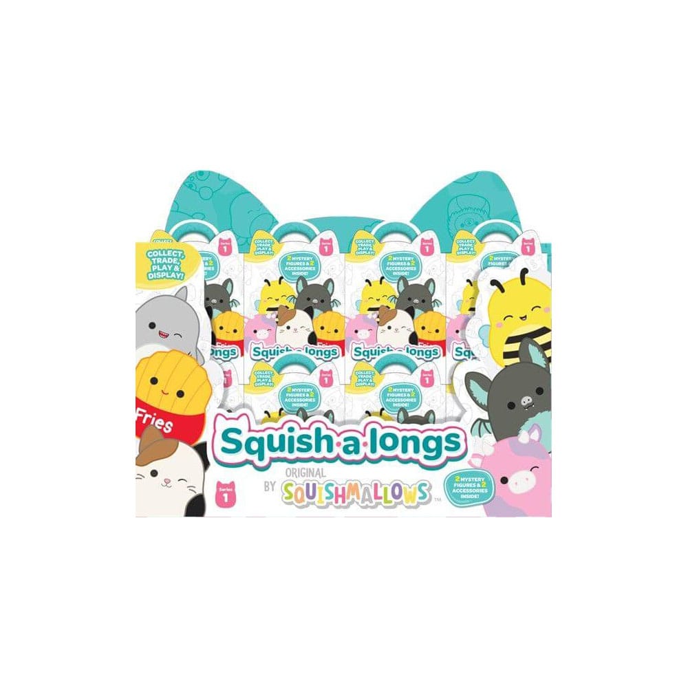 Squishmallow Squish a longs pack 8 mini figurines Style 4 3 cm