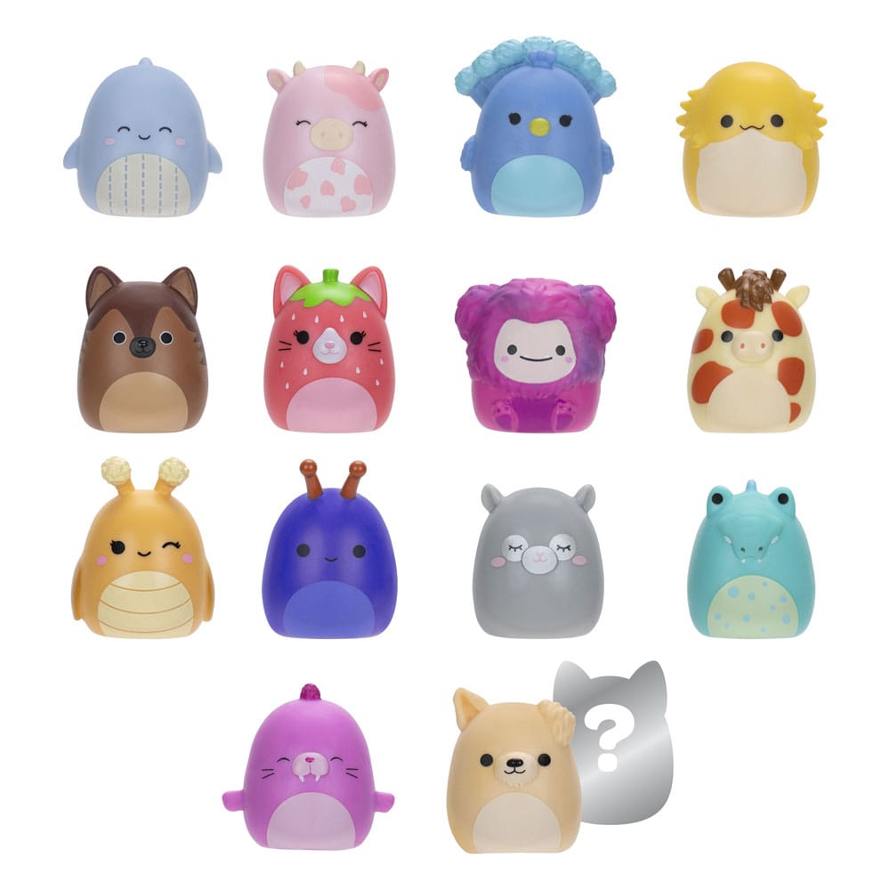 Squishmallows Squish-a-longs Set de14 Minifigurines Series 2 Style 2 2,5 cm