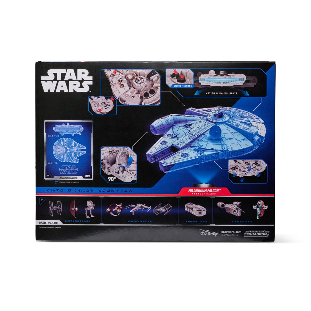Star Wars feature véhicule avec figurines Millennium Falcon 23 cm